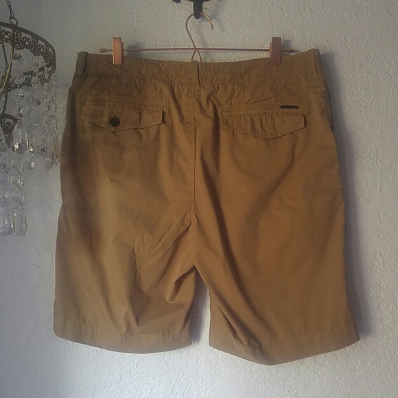Saltaire Tan Chino Flat Front Cargo Shorts SZ36 - Picture 8 of 8